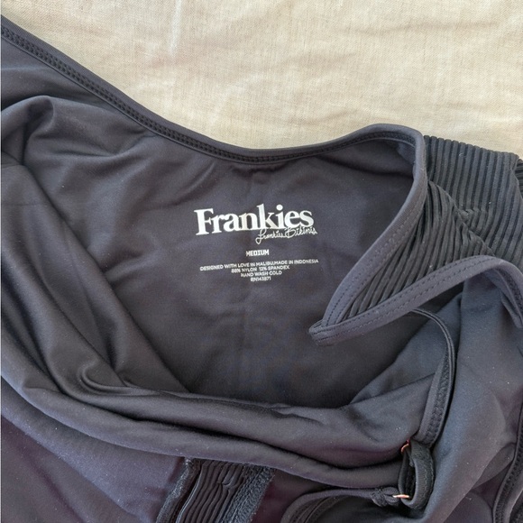 Frankie's Bikini's Ribbed One piece Swimsuit - Picture 3 of 4